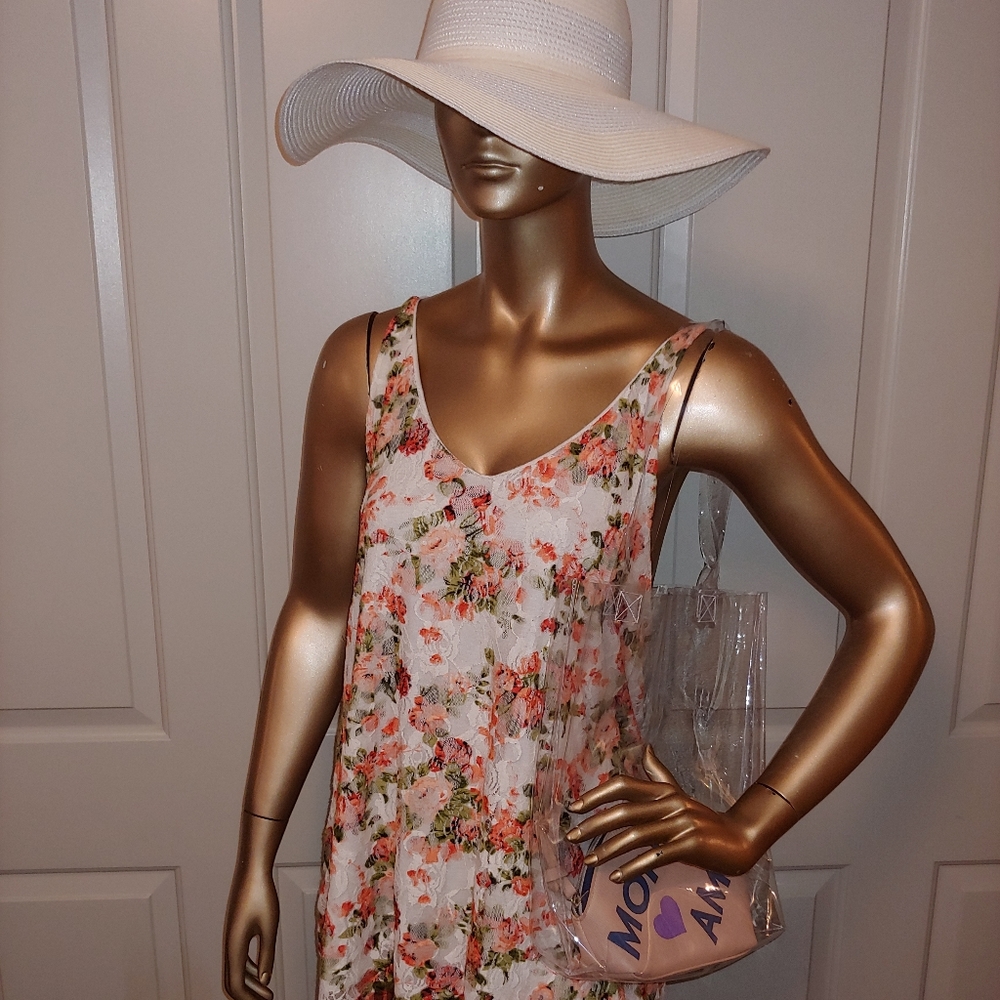 Floral Lace Racerback